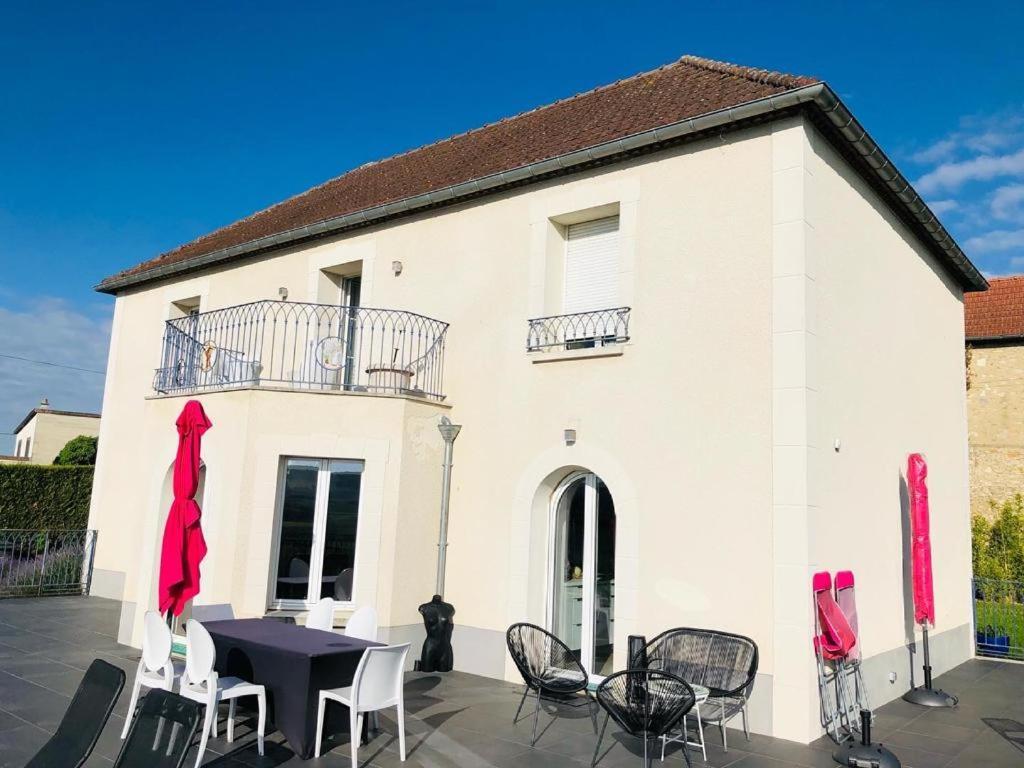 Вилла Floressens En Champagne Terrasse Privative Sur Le Vignoble Fleury-la-Riviere Экстерьер фото